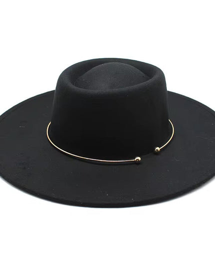Round Radiant Widebrim Fedora- Yellow