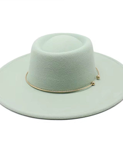 Round Radiant Widebrim Fedora- Yellow