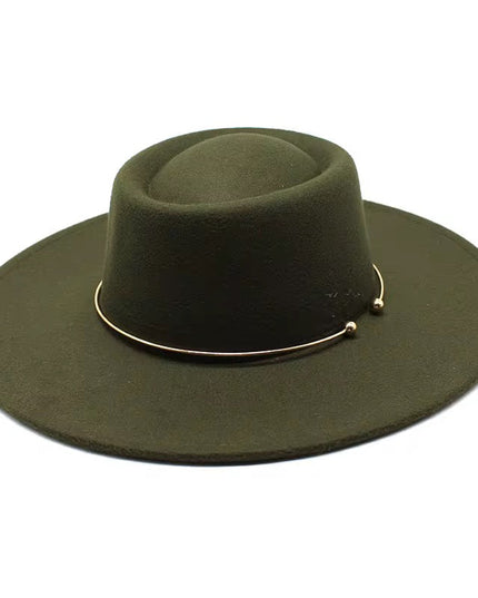 Round Radiant Widebrim Fedora- Yellow
