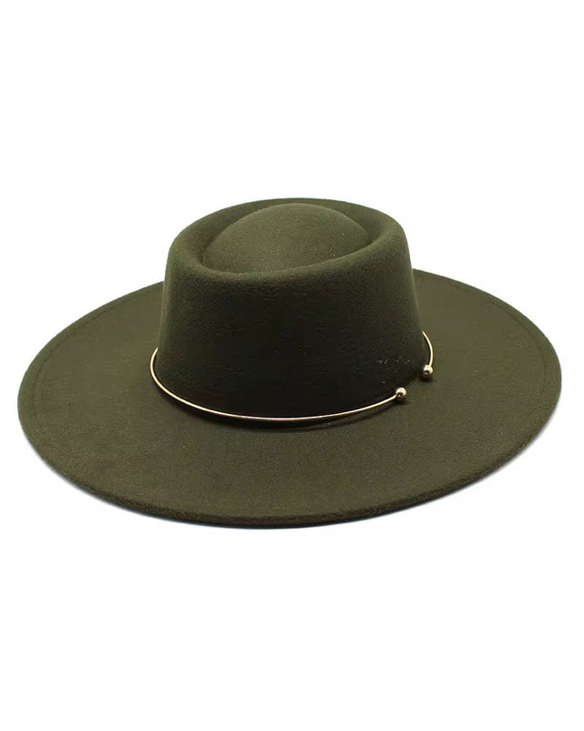 Round Radiant Widebrim Fedora- Yellow