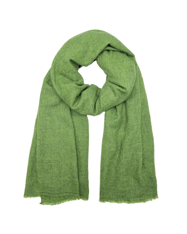 Emerald Handloom Cashmere Scarf